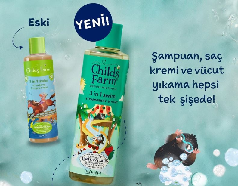 yüzücüler için şampuan