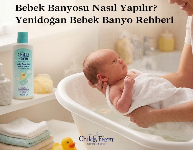 Bebek Banyosu Nasıl Yapılır? Yenidoğan Bebek Banyo Rehberi