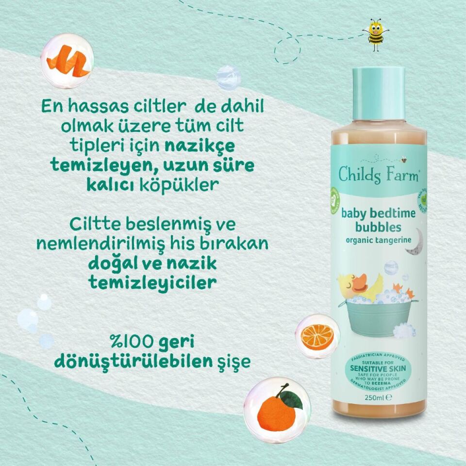 Avantajlı Paket 2'li Parfüm İçermeyen Bebek Şampuanı ve Banyo Köpüğü (250ml 2 adet)