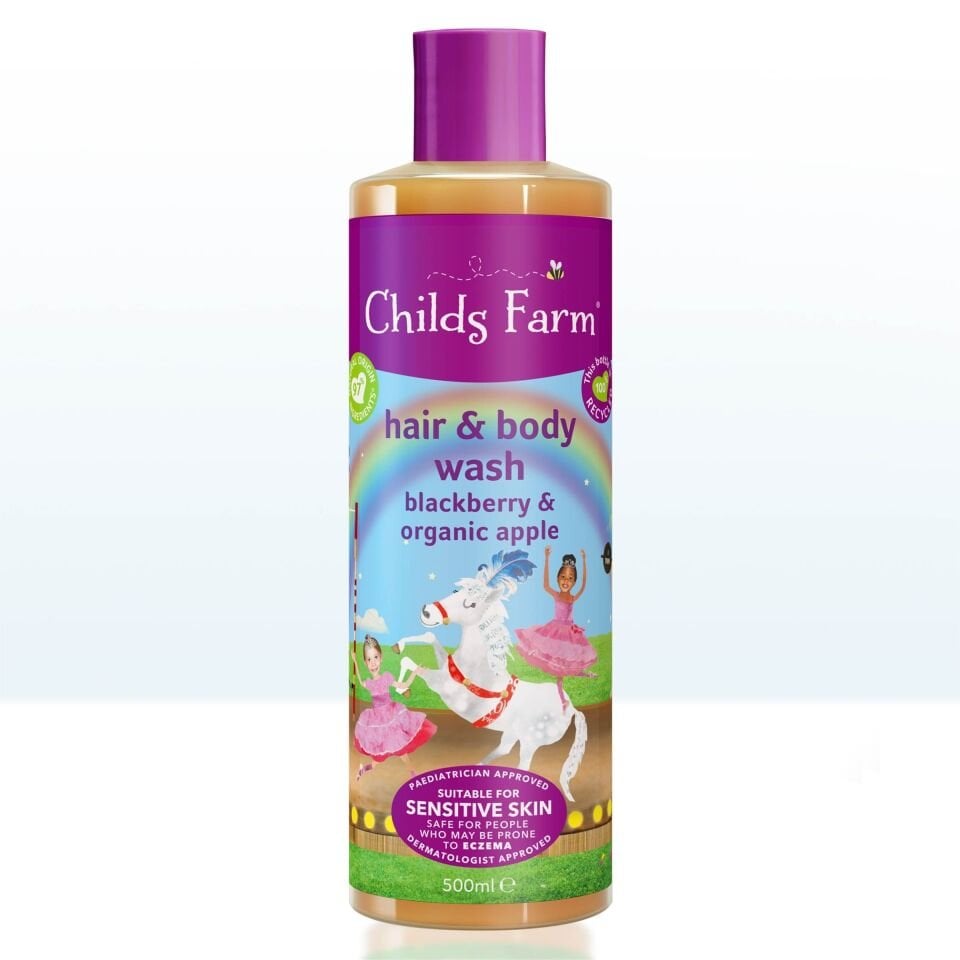 Childs Farm Böğürtlen ve Organik Elma Özlü Çocuk Saç ve Vücut Şampuanı 500ml