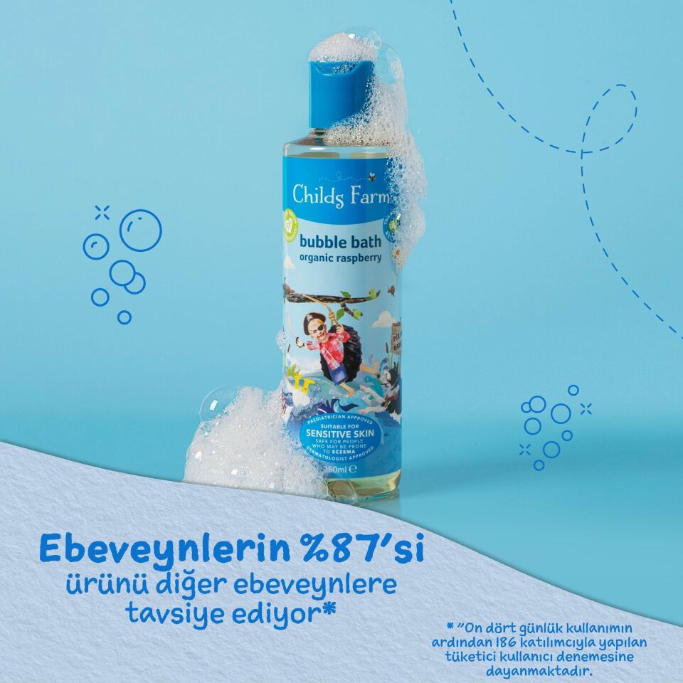 Childs Farm Organik Ahududu Özlü Çocuk Banyo Köpüğü 250ml