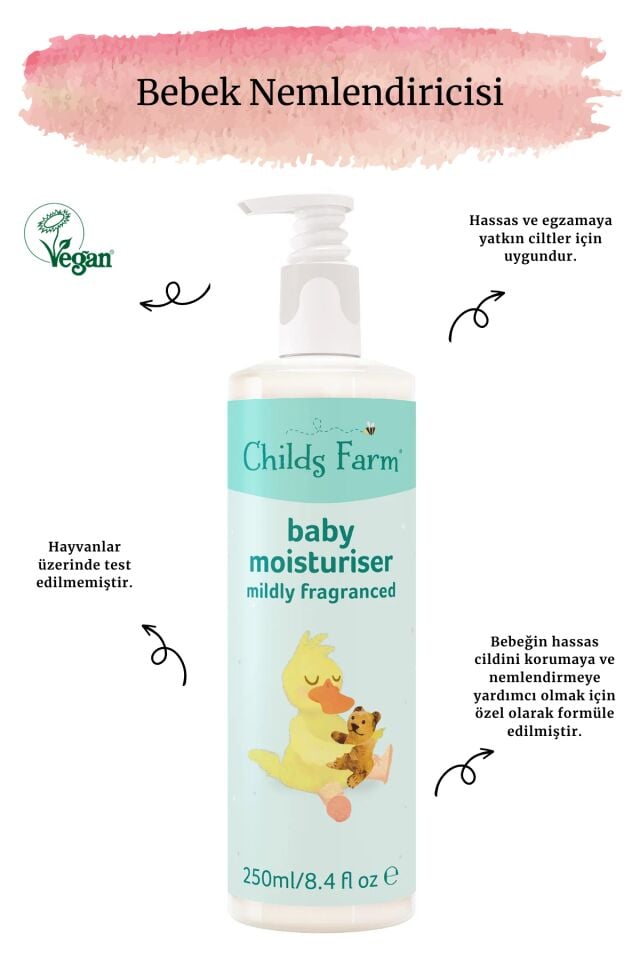 Childs Farm Hafif Kokulu Bebek Nemlendirici 250ml