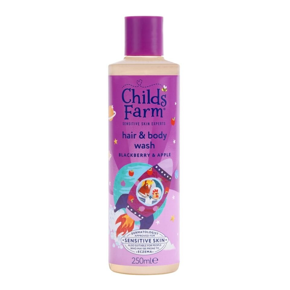 Childs Farm Böğürtlen ve Organik Elma Özlü Çocuk Saç ve Vücut Şampuanı 250ml