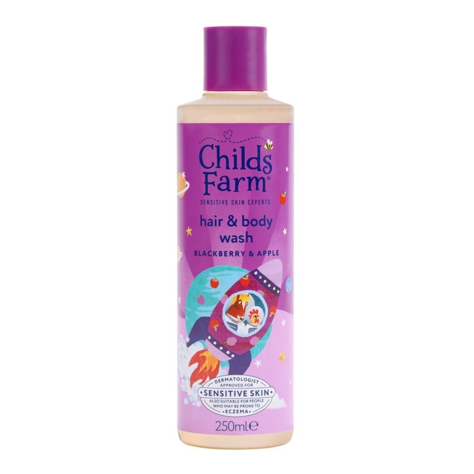 Childs Farm Böğürtlen ve Organik Elma Özlü Çocuk Saç ve Vücut Şampuanı 250ml