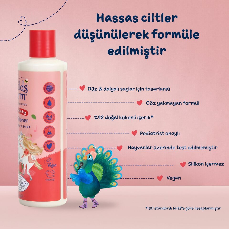 Childs Farm Çilek ve Organik Nane Özlü Çocuk Saç Krem 250ml