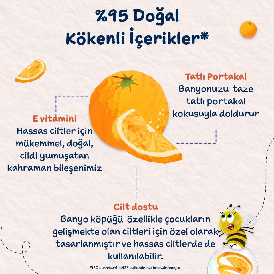 Childs Farm Organik Portakal Çocuk Banyo Köpüğü  250ml