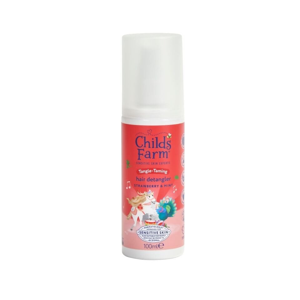 Childs Farm Çilek ve Organik Nane Özlü Kolay Tarama Çocuk Saç Spreyi 100 ml