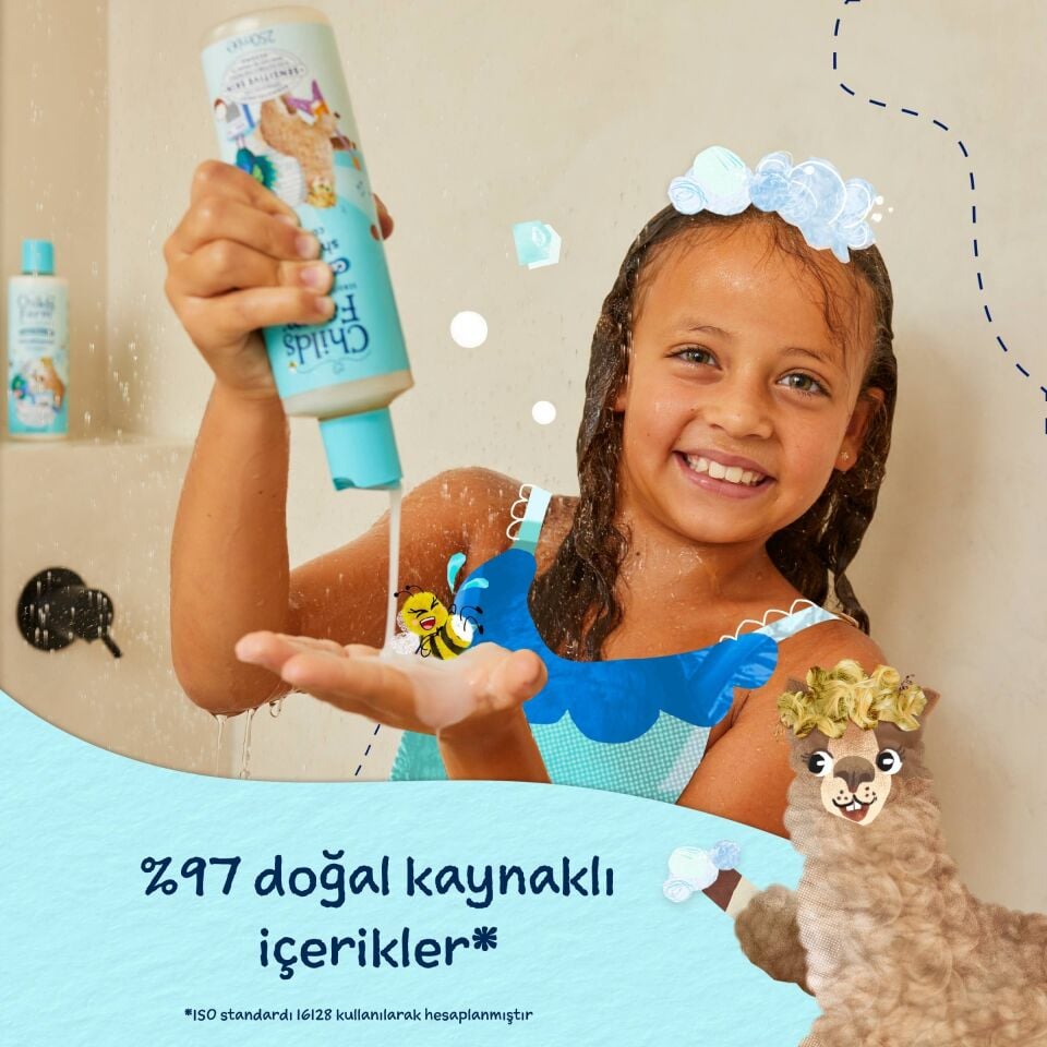 Childs Farm Kuru ve Kıvırcık Saçlar için Hindistan Cevizi Özlü Çocuk Şampuan 250 ml