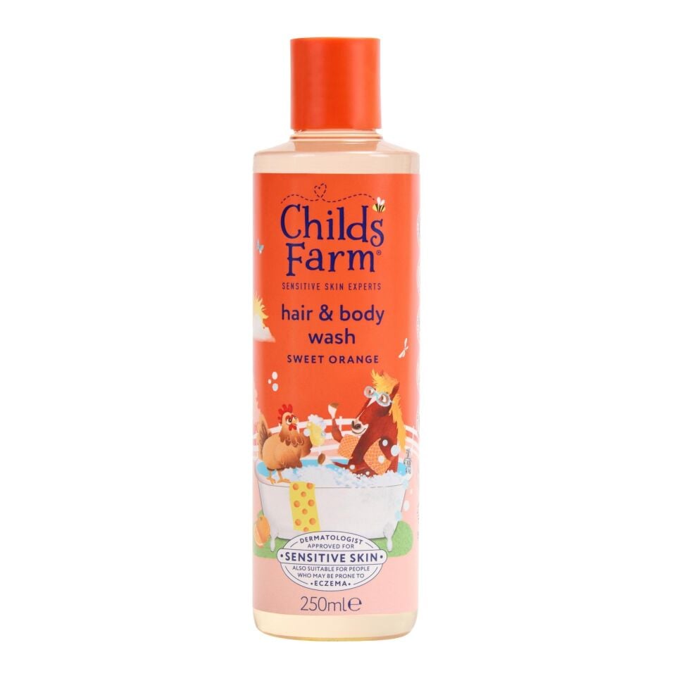 Childs Farm Organik Tatlı Portakal Özlü Çocuk Saç ve Vücut Şampuan 250ml