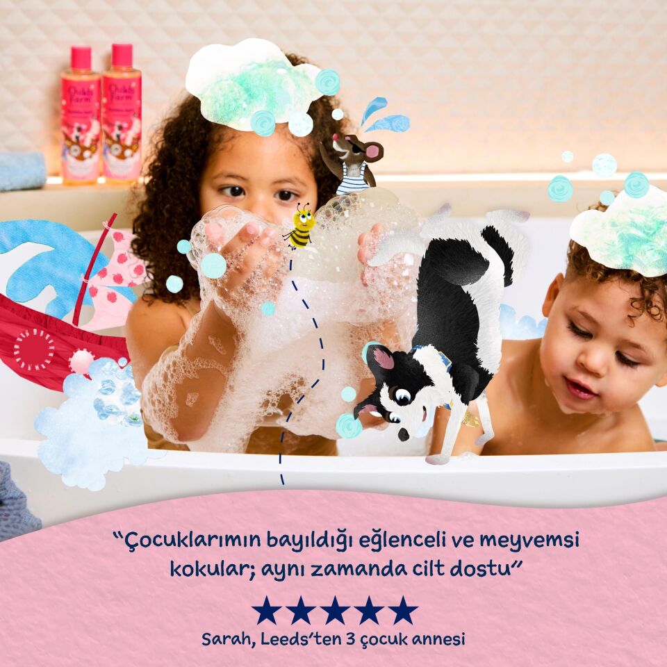 Childs Farm Organik Ahududu Çocuk Banyo Köpüğü  250ml