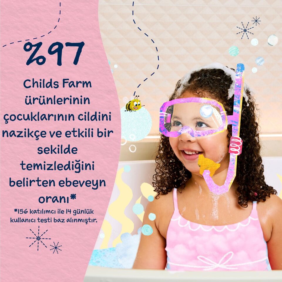 Childs Farm Organik Ahududu Çocuk Banyo Köpüğü  250ml
