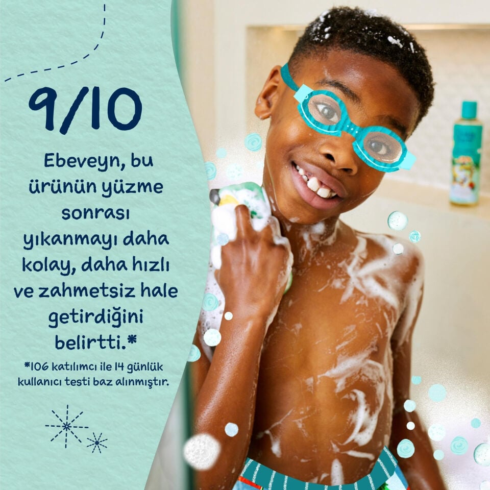Yüzme Sonrası Çocuk Şampuanı Klor arındrıcı