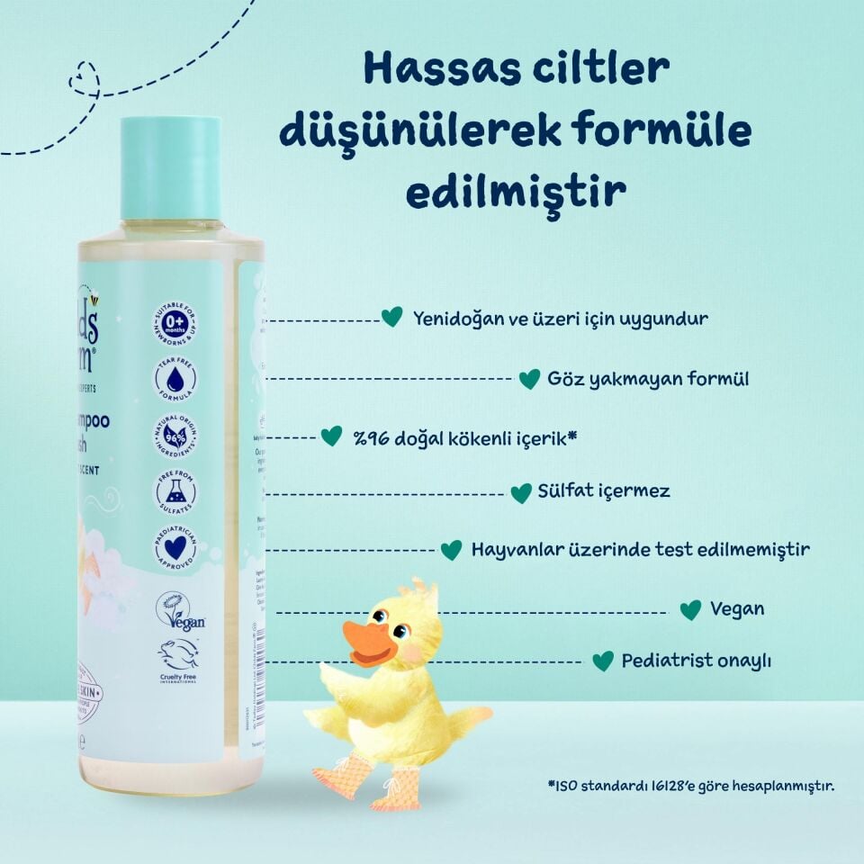 Childs Farm Bebek Saç ve Vücut Şampuanı 250 ml – Aloe Vera ve Salatalık Özlü