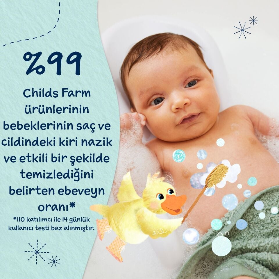 Childs Farm Bebek Saç ve Vücut Şampuanı 250 ml – Aloe Vera ve Salatalık Özlü