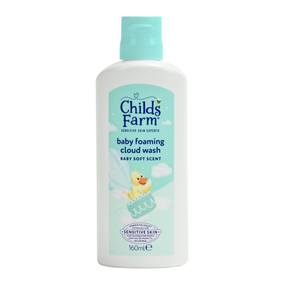 Childs Farm Aloe Vera ve Salatalık Özlü Yenidoğan Köpük Bebek Şampuan 160 ml