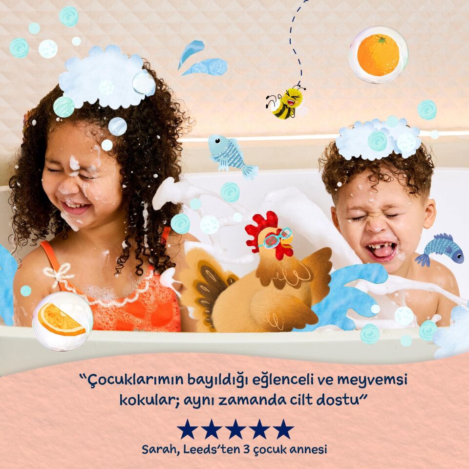 Childs Farm Organik Tatlı Portakal Özlü Çocuk Saç ve Vücut Şampuanı 500ml
