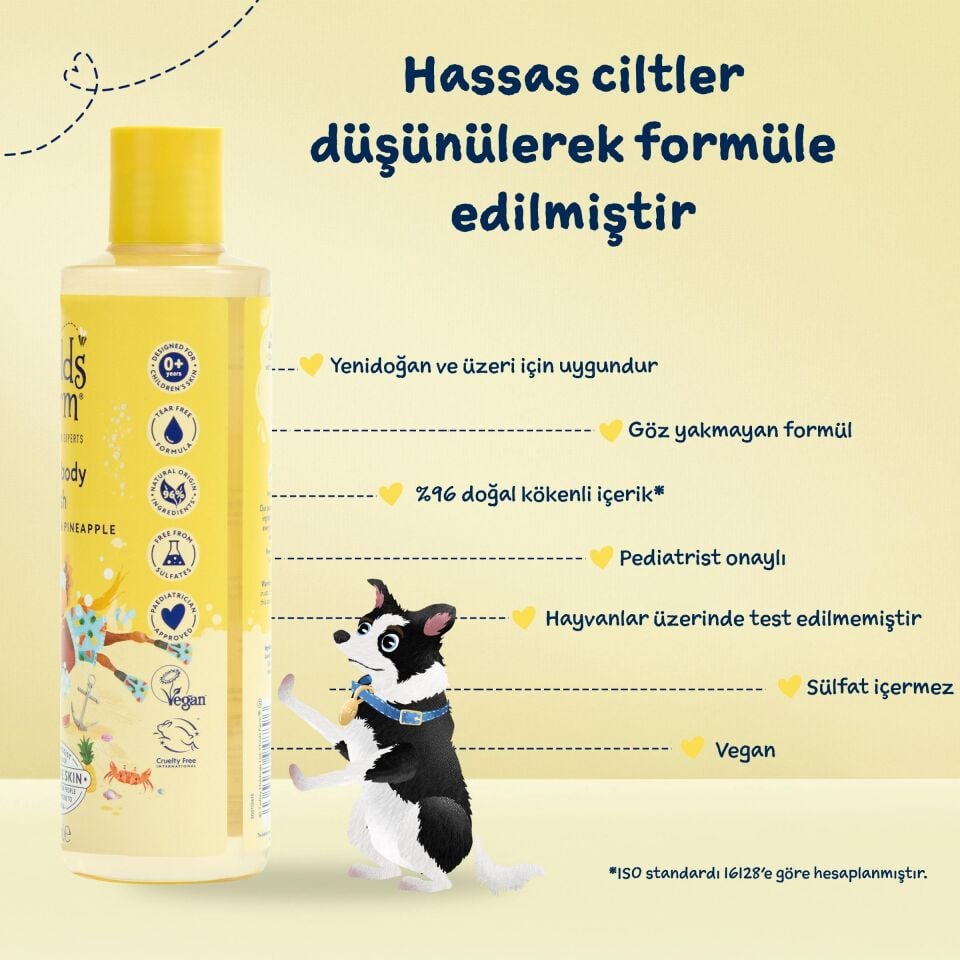 Childs Farm Karpuz ve Ananas Özlü Çocuk Saç ve Vücut Şampuanı 250 ml
