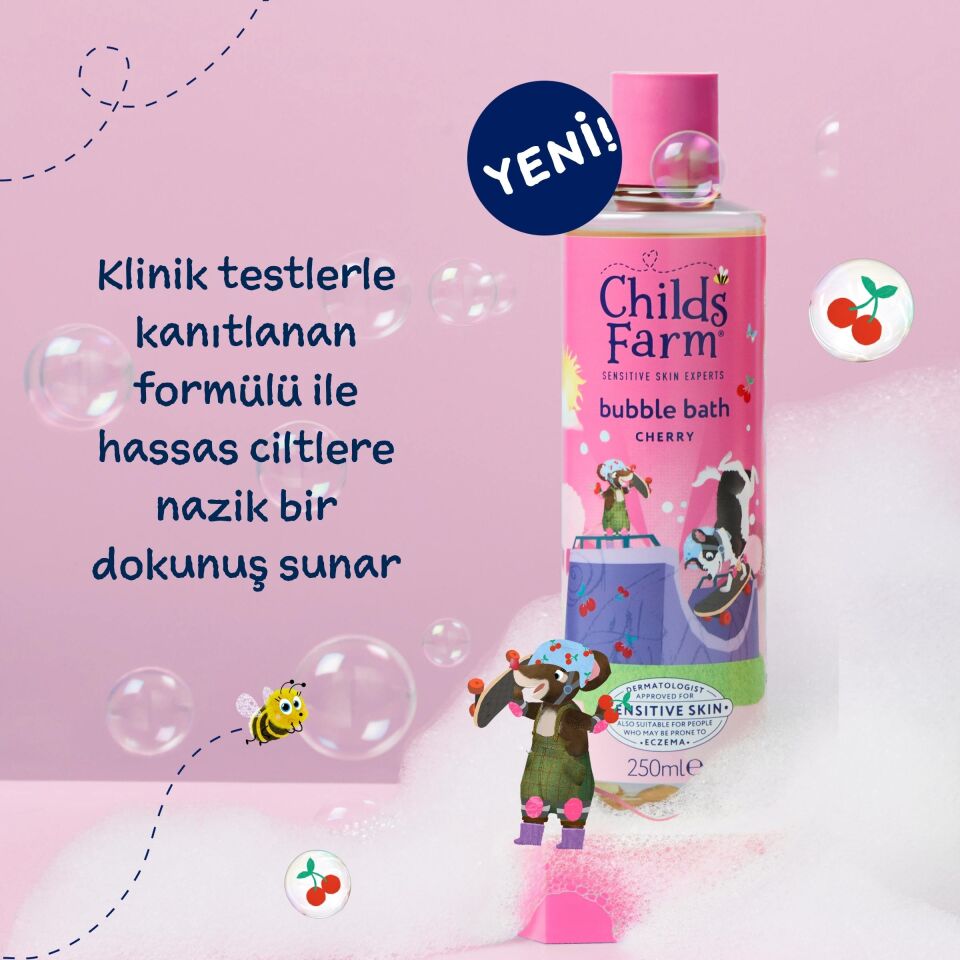 Childs Farm Organik Kiraz Çocuk Banyo Köpüğü 250 ml