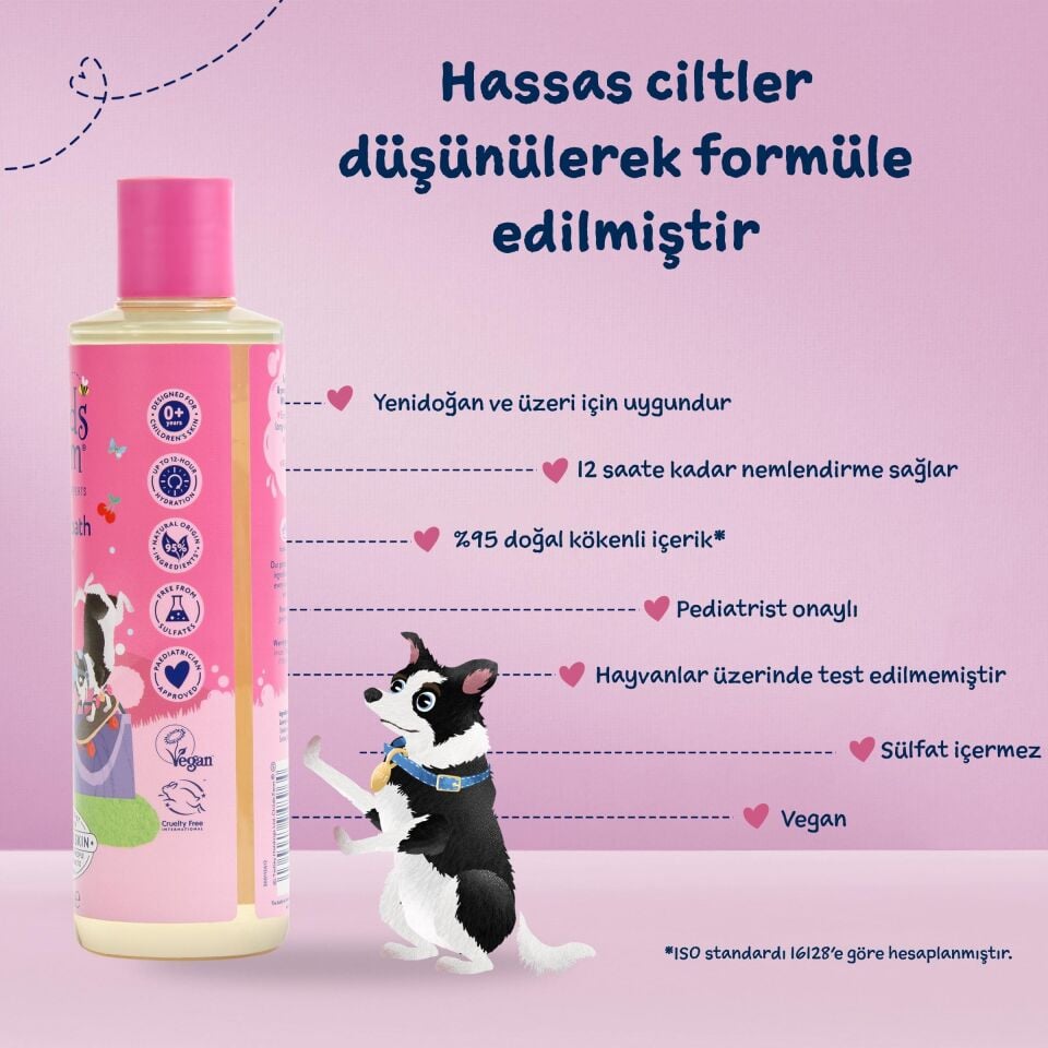 Childs Farm Organik Kiraz Çocuk Banyo Köpüğü 250 ml