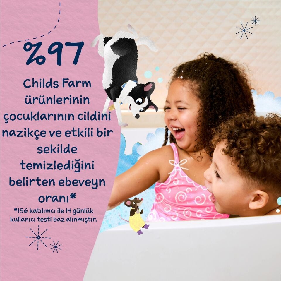 Childs Farm Organik Kiraz Çocuk Banyo Köpüğü 250 ml