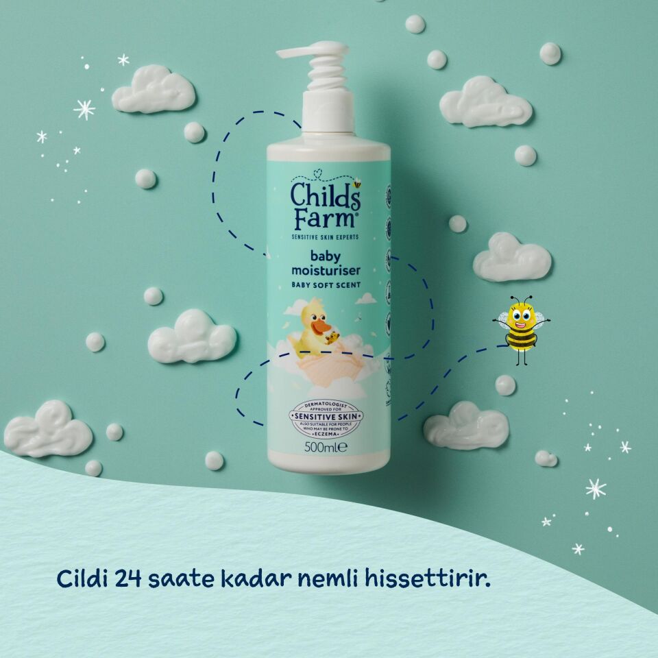 Childs Farm Aloe Vera ve Salatalık Özlü Bebek Nemlendirici 500ml