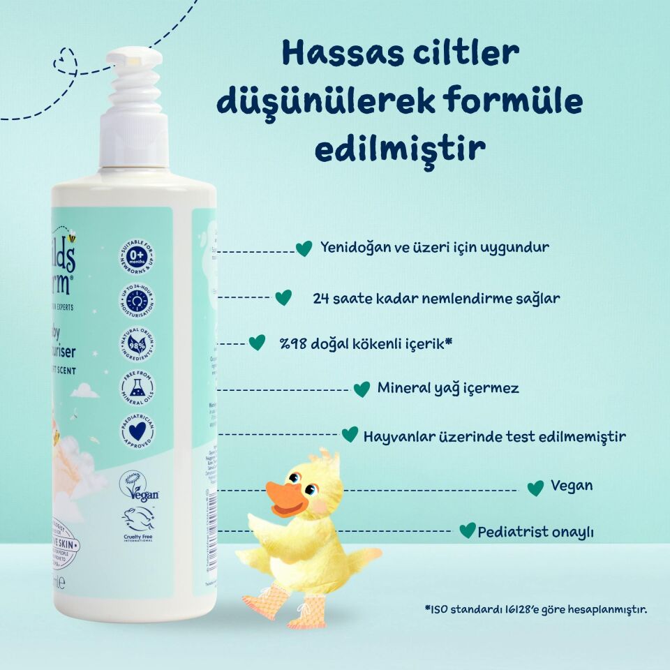 Childs Farm Aloe Vera ve Salatalık Özlü Bebek Nemlendirici 500ml