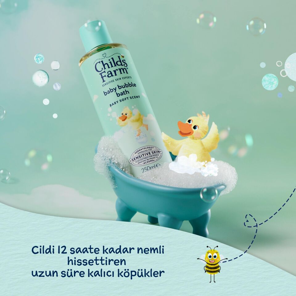 Childs Farm Aloe Vera ve Salatalık Özlü Bebek Banyo Köpüğü 250ml