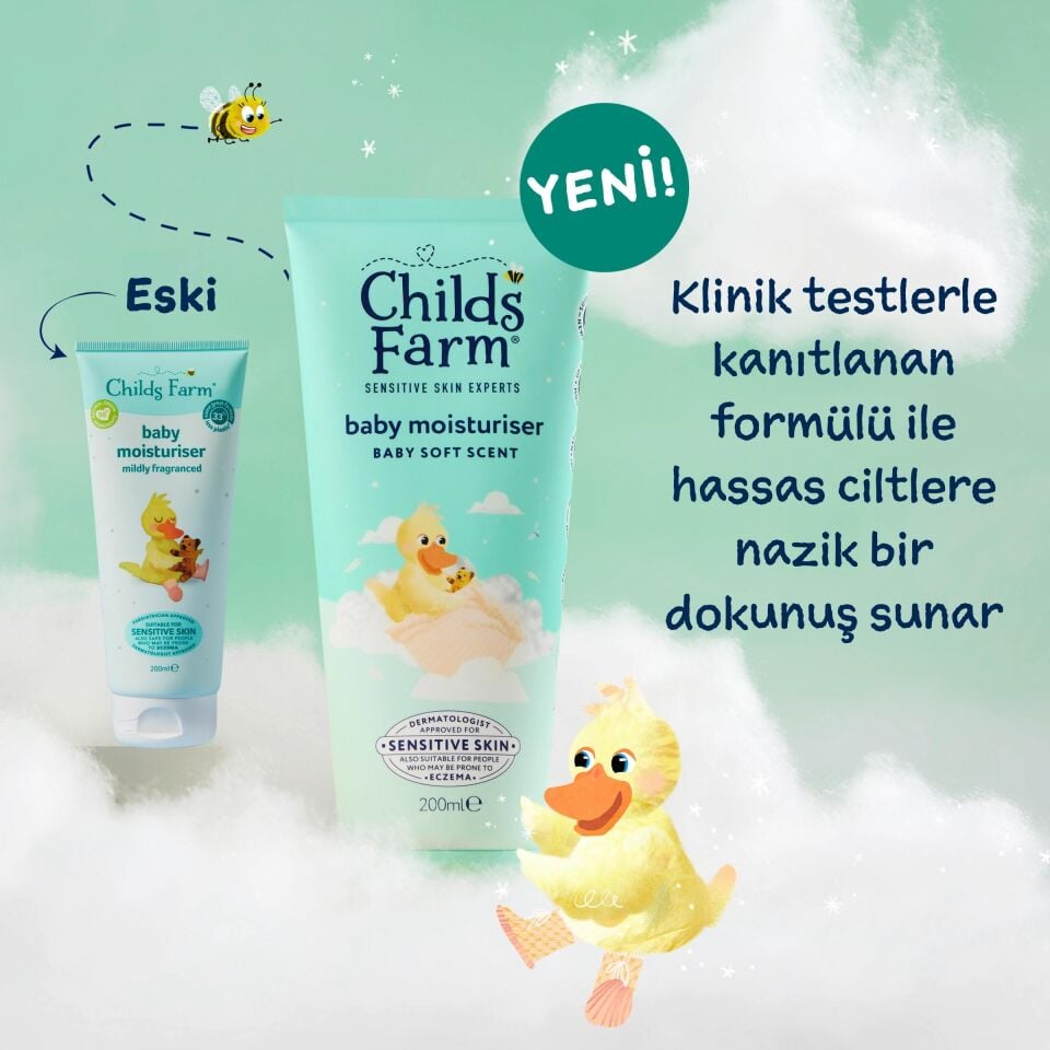 Childs Farm Aloe Vera ve Salatalık Özlü Bebek Nemlendirici 200ml