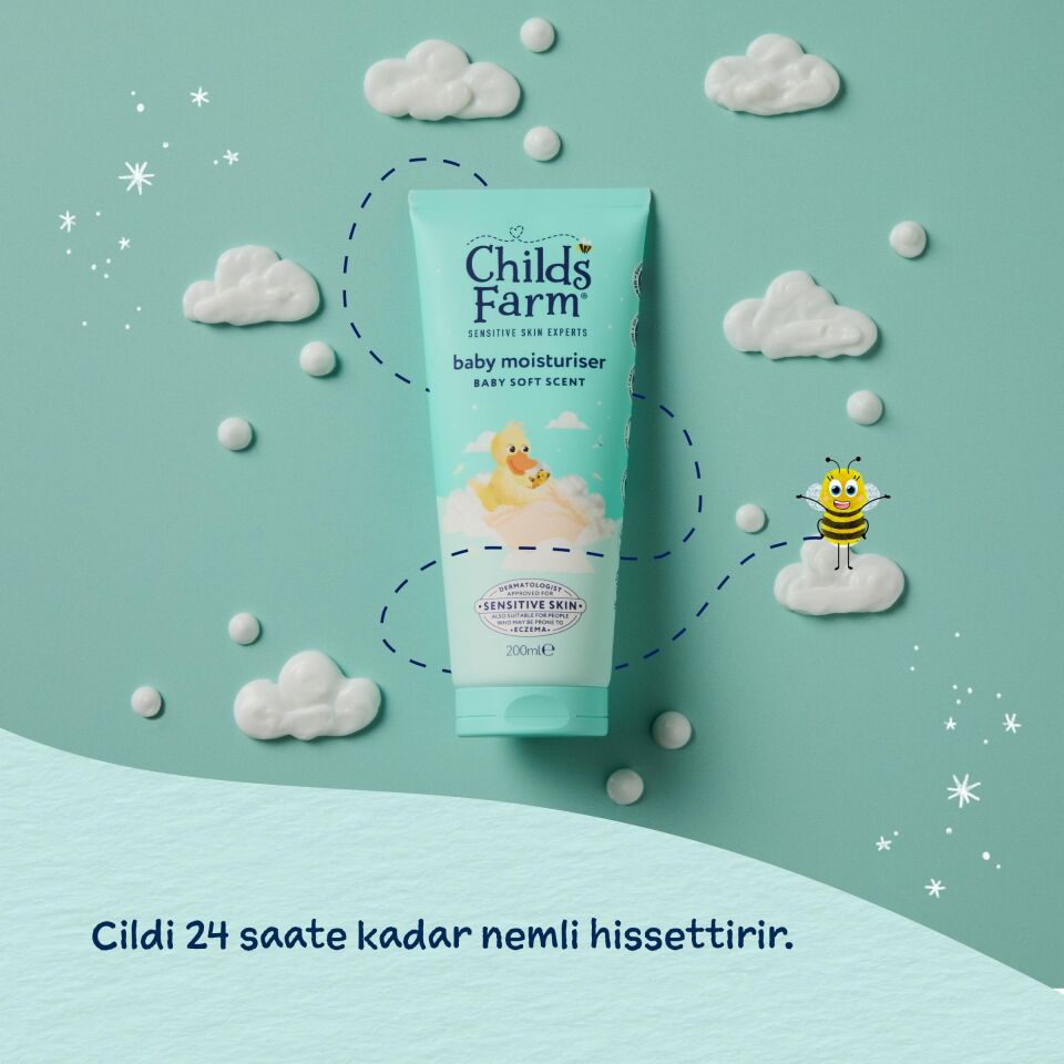 Childs Farm Aloe Vera ve Salatalık Özlü Bebek Nemlendirici 200ml