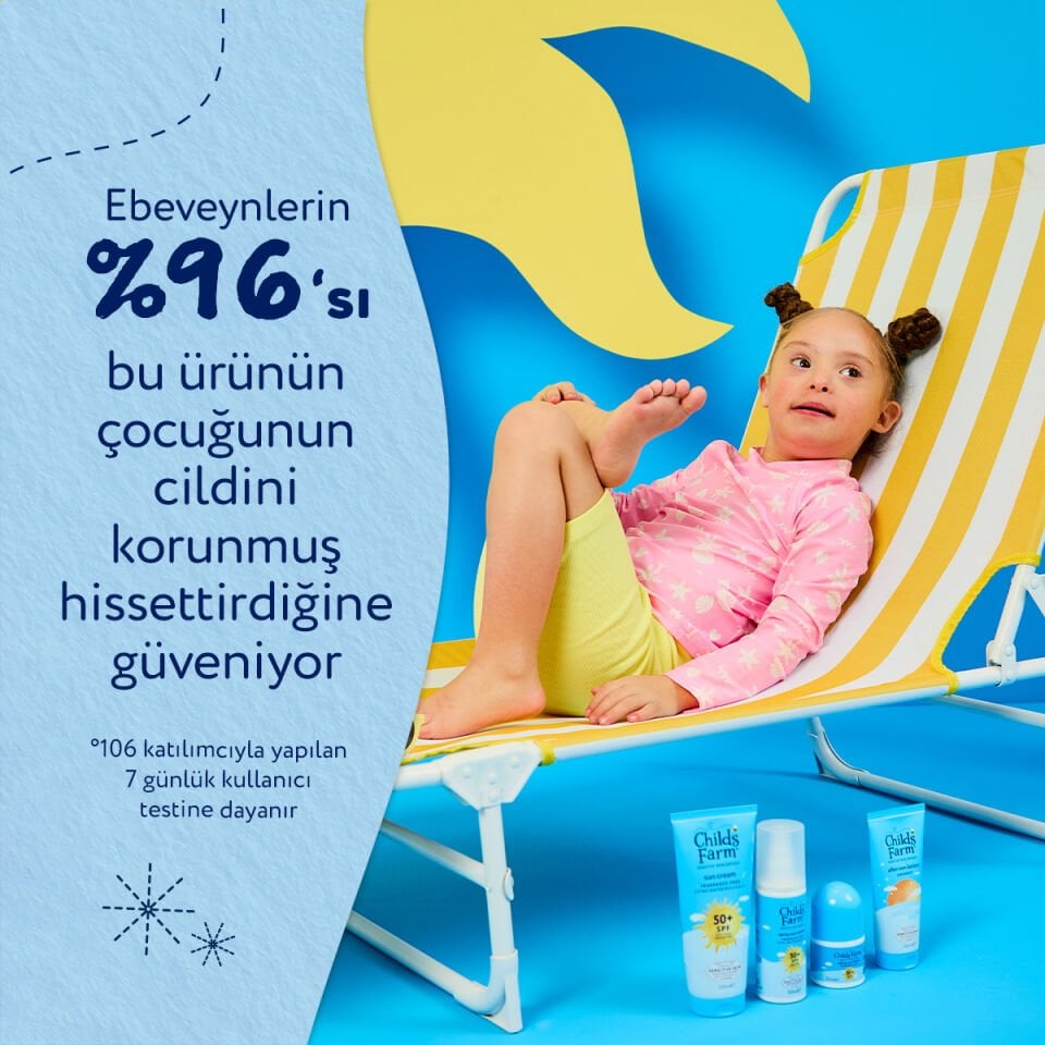 Childs Farm Bebek Güneş Kremi SPF 50+ 100 ml – Parfümsüz
