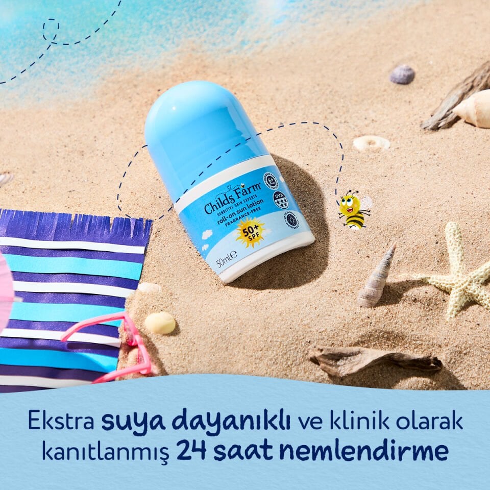 Childs Farm Çocuk Roll On Güneş Kremi SPF 50+ 50 ml
