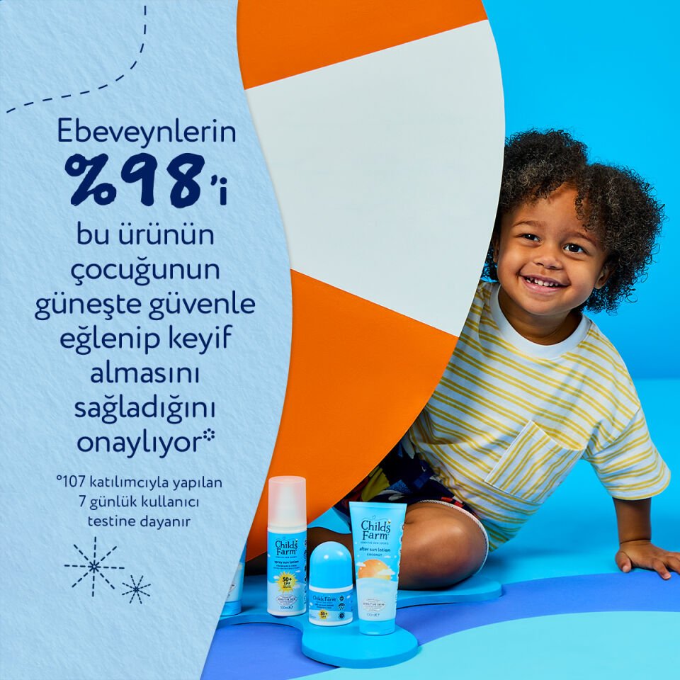 Childs Farm Çocuk Güneş Spreyi SPF 50+ 100 ml – Parfümsüz