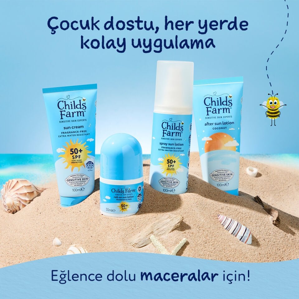 Childs Farm Güneş Sonrası Krem 100 ml – Nemlendirici Bakım